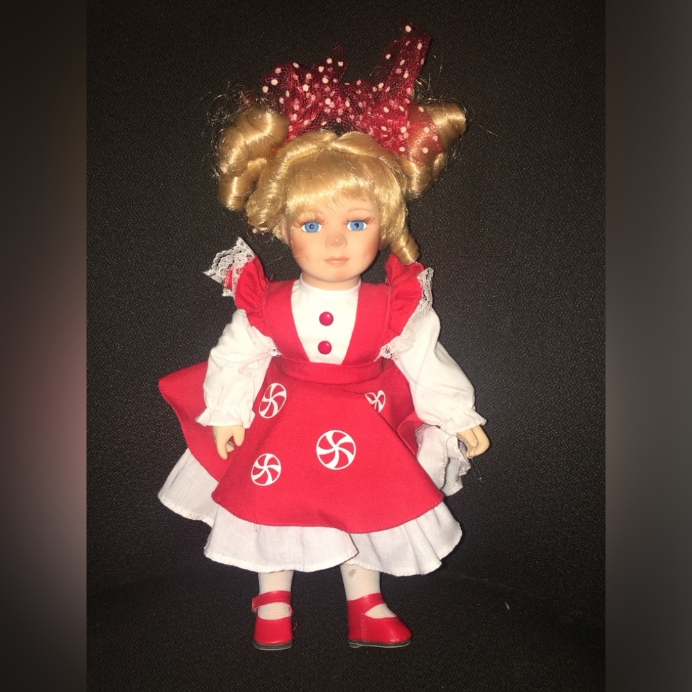 Lollipop Porcelain doll 12” tall